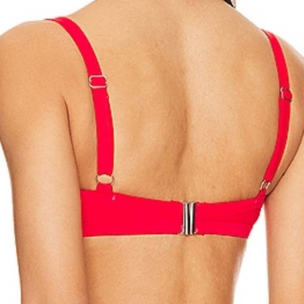 SUPERDOWN Red Women's Bikini TOP Size M. - Picture 5 of 12